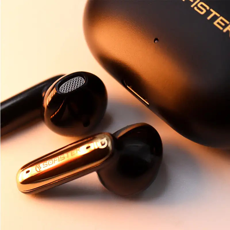 Audífonos inalámbricos SK-11 con bluetooth Dorados