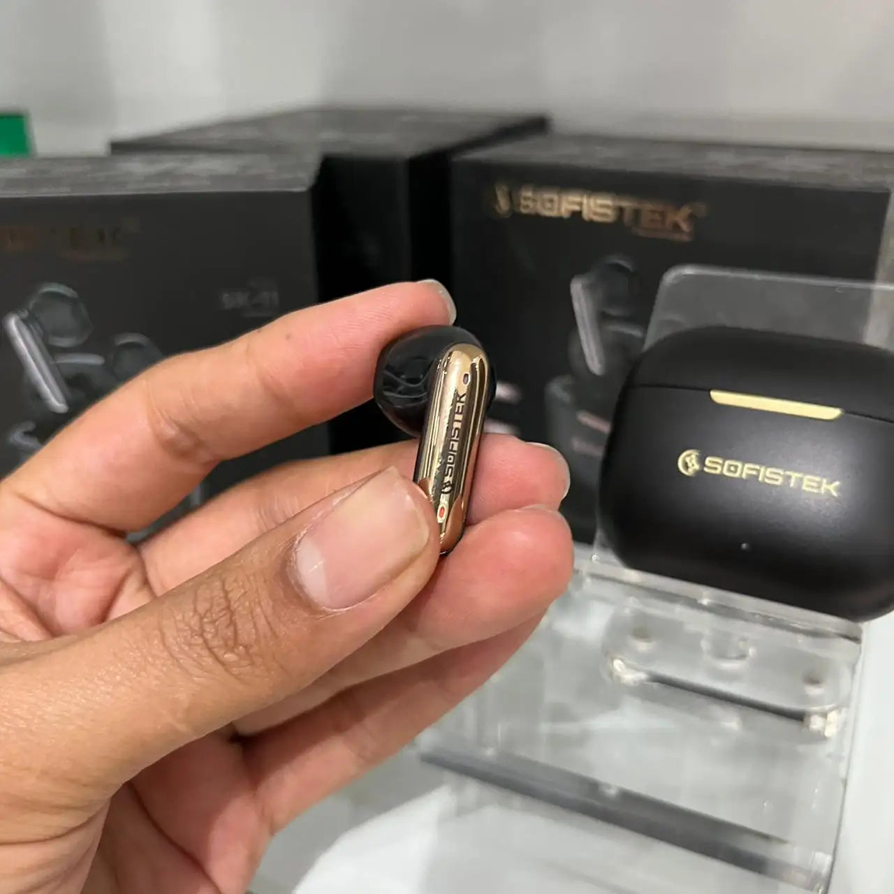 Audífonos inalámbricos SK-11 con bluetooth Dorados