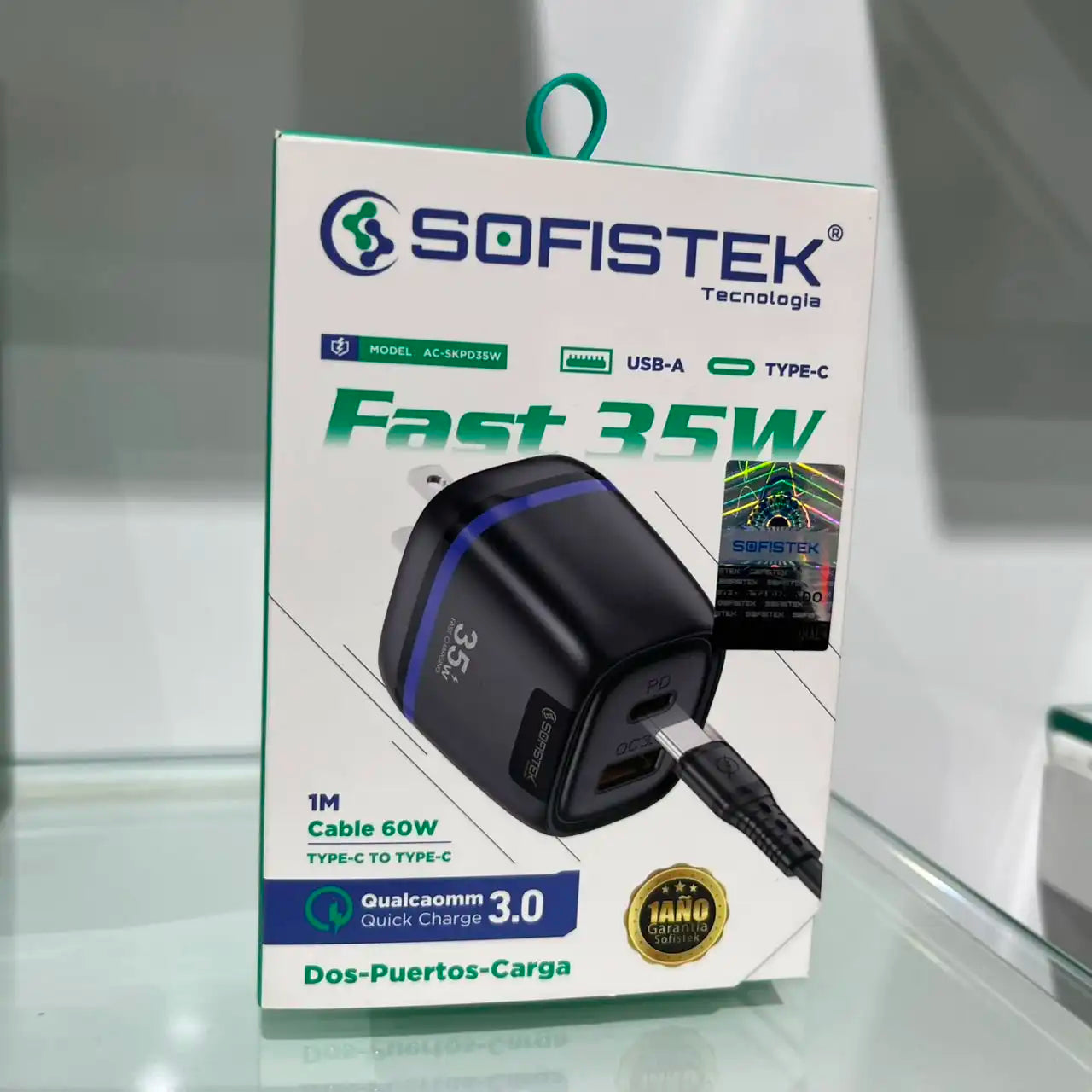 Cargador AC-SKPD35W TIPO C A TIPO C