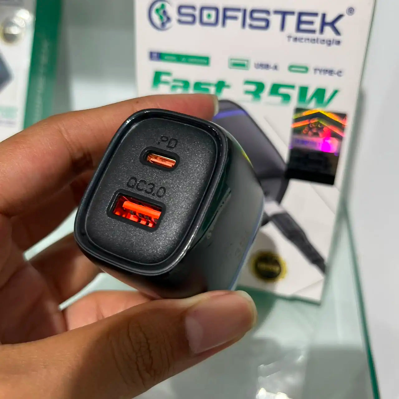 Cargador AC-SKPD35W TIPO C A TIPO C