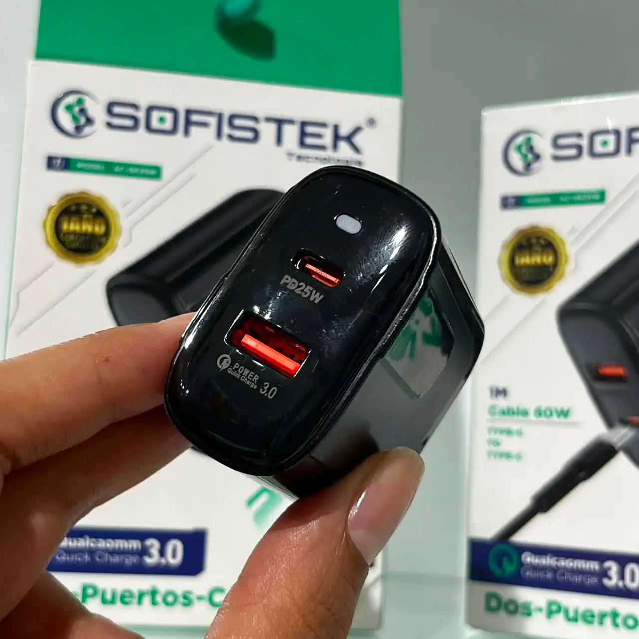 Cargador AC-SK25W TIPO C A TIPO C