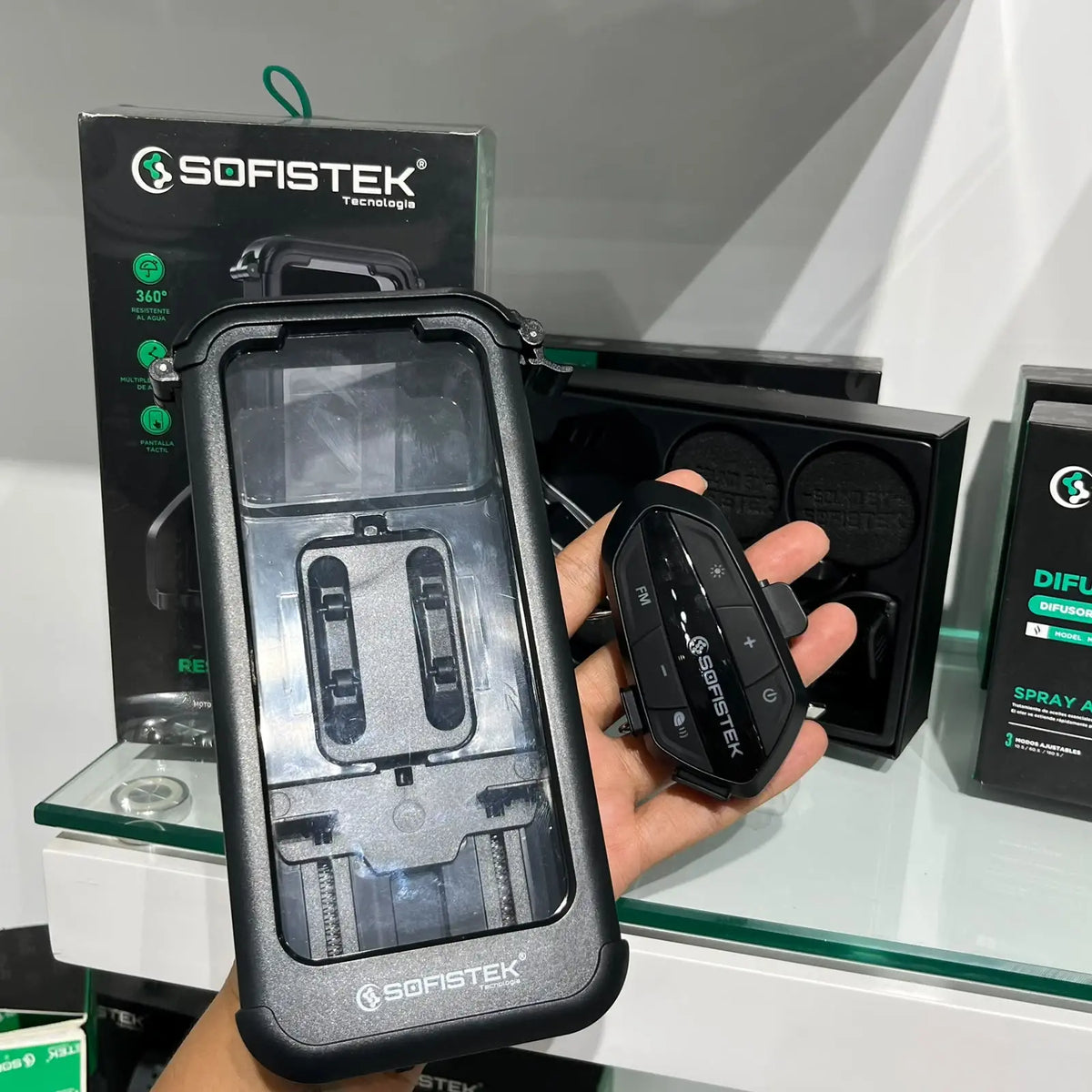 ¡Combo Moteros! Intercomunicador XZ02 + Holder SK-MT67