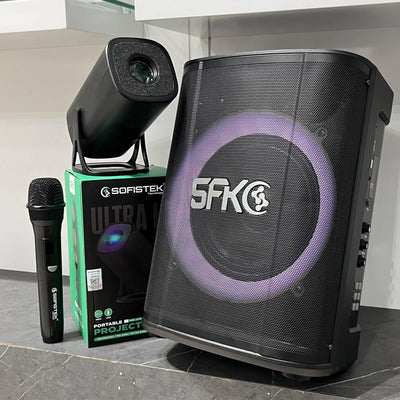 ¡Súper Combo Familia! Parlante PS2PRO+ Proyector SK-P450