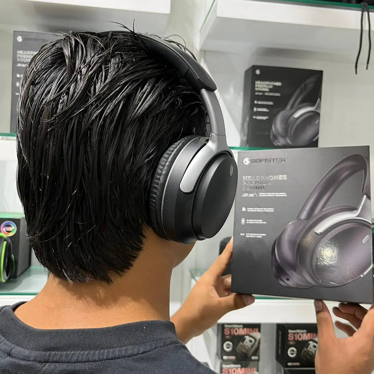Sk-965 Diademas premium - Plateadas